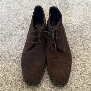 Aquatalia ACE Men's Brown Suede Shoes
